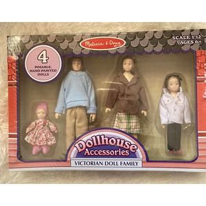 Melissa and Doug Victorian Doll Family Dollhouse Accessories New Sealed 2019